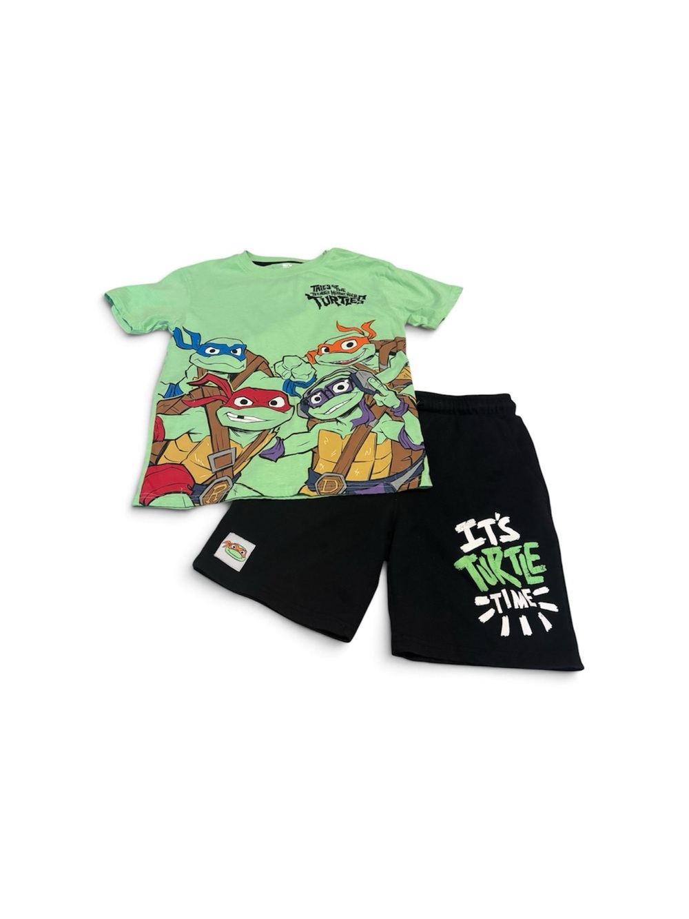 Green & Black Kids Pajama Set
